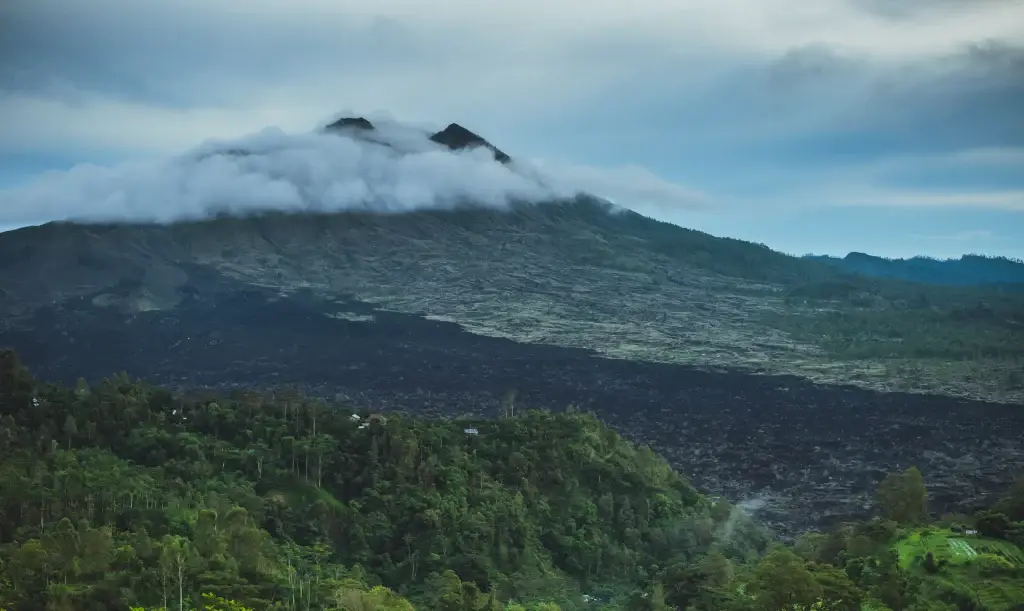 East bali great view on batur volcano in bali