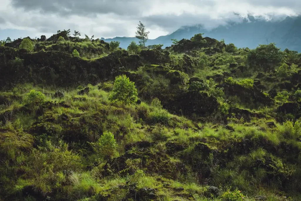 East bali great view on batur volcano in bali 2