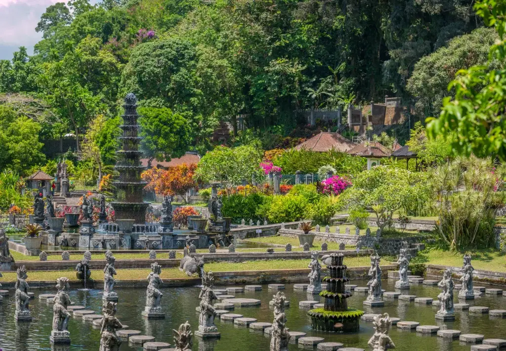 East bali water palace of tirta gangga in east bali