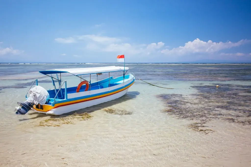 Sanur bali beach sanur beach scene in indonesia